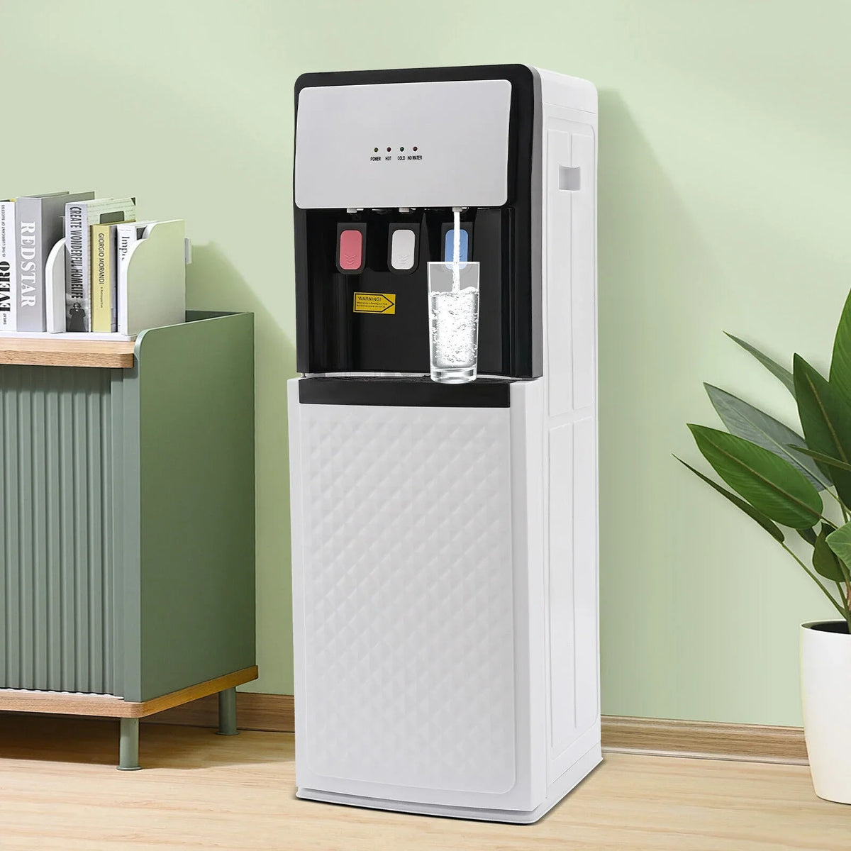 White Water Dispenser Bottom Loading Water Cooler for 5 Gallon Bottles for Offices, Nurseries, Homes, Gyms, Kitchen - image 3