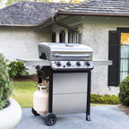 Char-Broil 463377319 Performance 4-Burner Cart Style Liquid Propane Gas Grill, Stainless Steel - image 3