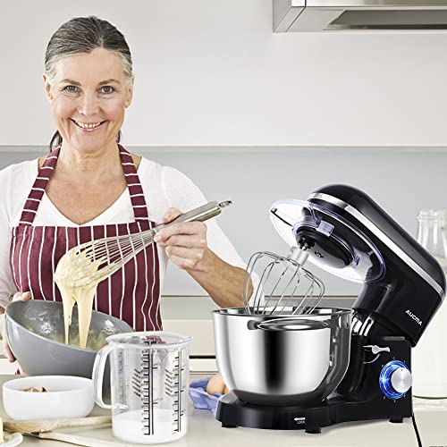 Aucma Stand Mixer, 6.5-QT 660W 6-Speed Tilt-Head Food Mixer, Kitchen Electric Mixer - image 2