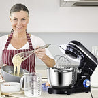 Aucma Stand Mixer, 6.5-QT 660W 6-Speed Tilt-Head Food Mixer, Kitchen Electric Mixer - image 2
