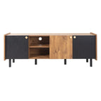 Mid-Century Modern TV Stand with 3 Cabinets - Media Console for TVs up to 70 inches, Stylish Entertainment Center with Storage for Living Room - image 13