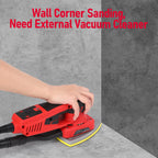 M optimized Electric Detail Sander with 12 Sanding Paper, 350W Brushless Motor Mouse Sander, Powerful & Low Vibration, 10000 RPM, for Wood Working - image 9