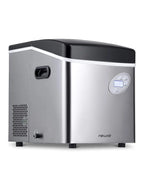 Newair Portable Ice Maker 50 lb. Daily, 12 Cubes in Under 7 Minutes - Compact Countertop Design - 3 Size Bullet Shaped Ice - for Kitchen/Office/RV/Bar - Stainless Steel - image 1