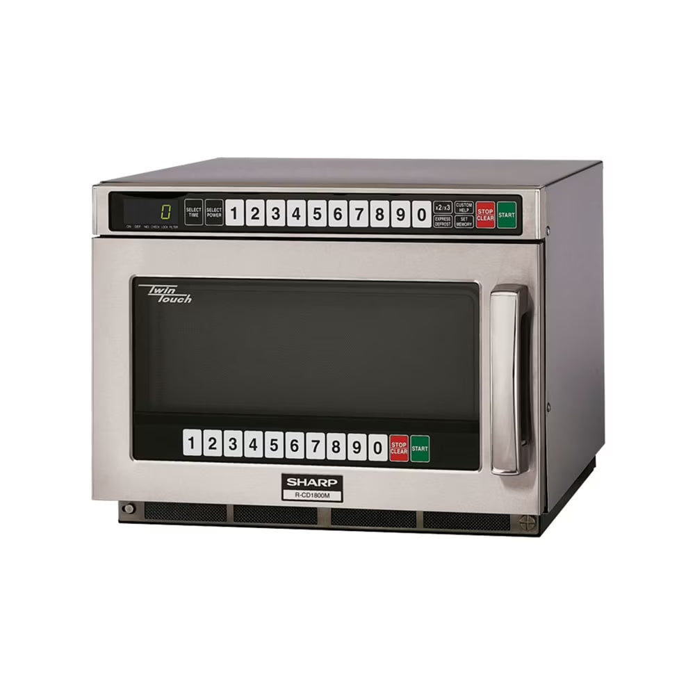 1800w TwinTouch? Commercial Microwave w/ Touch Pad - 208-230v - image 1