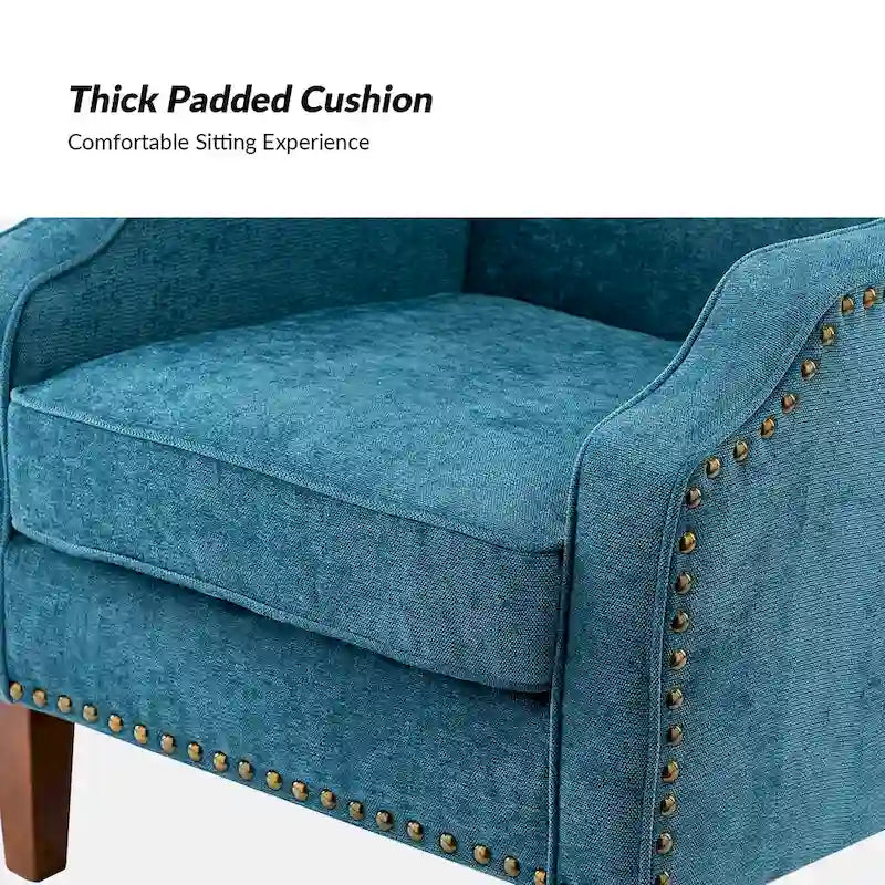 Set of 2 Lucretius Armchairs with Nailhead Trim by HULALA HOME - image 36