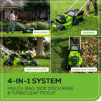Greenworks 60V 21” Cordless (Self-Propelled) Lawn Mower , 2 x 4.0Ah Batteries and Dual Port Rapid Charger  sgtnighsdesigns - image 10