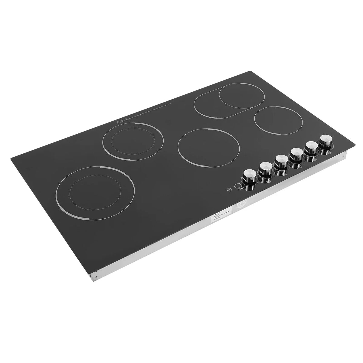 110V Modern Black Electric Cooktop Electric Stovetop 5 Burners Electric Cooktop for Homes, Restaurants - image 16