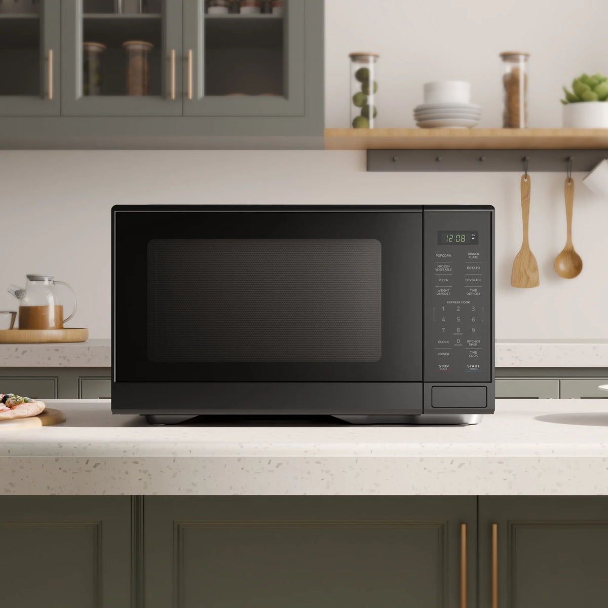 Mainstays 1.1 Cu. ft Microwave Oven in Black - image 4