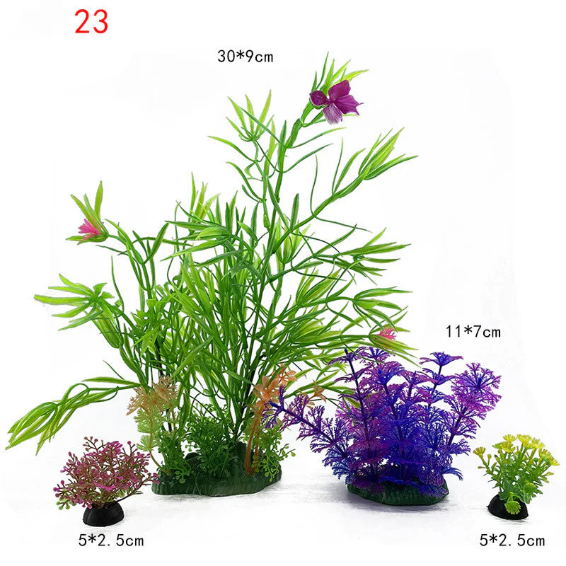 Fish Tank Decoration Simulation Water Plant Artificial Aquarium Landscaping Decor - image 13