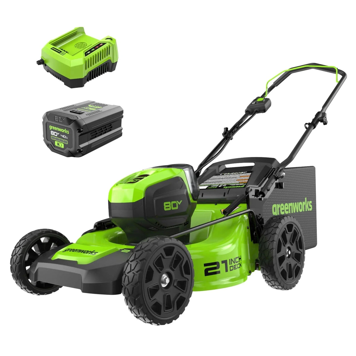 80V 21-Inch Brushless Cordless Lawn Mower - image 1