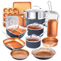 20-Piece Aluminum Ti-Ceramic Nonstick Cookware and Bakeware Set in Graphite - image 1