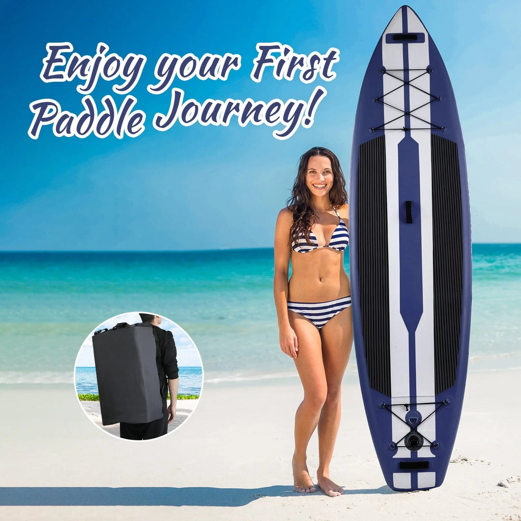 streakboard 11FT Inflatable Stand Up Paddle Board SUP Surfing Boards No Slip Deck, 6'' Thick with Backpack - image 5