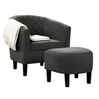 Convenience Concepts Roosevelt Accent Chair with Ottoman - Stylish Seating Solution - image 3