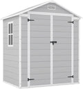 Patiowell 6x4 FT Plastic Outdoor Storage Shed with Floor, Resin Outdoor Storage Shed - image 2
