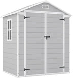 Patiowell 6x4 FT Plastic Outdoor Storage Shed with Floor, Resin Outdoor Storage Shed - image 2