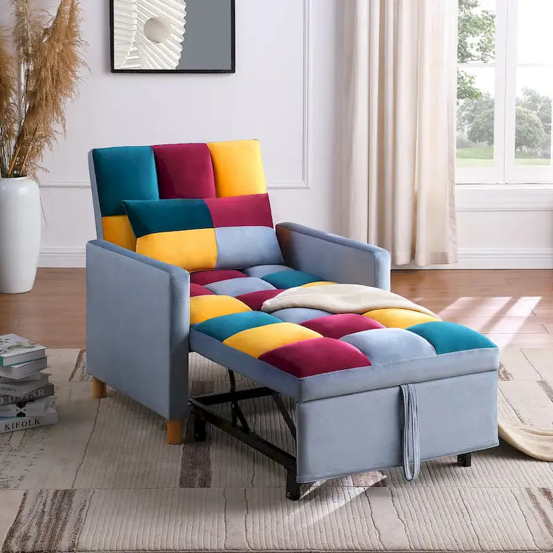 Versatile Sleeper Chair with Removable Pillow - image 7