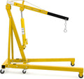 Joankaren 2 Ton Folding Hydraulic Engine Hoist, Heavy - Duty Engine Shop Crane Hoist Lift, Heavy Cherry Picker with 6 - image 1