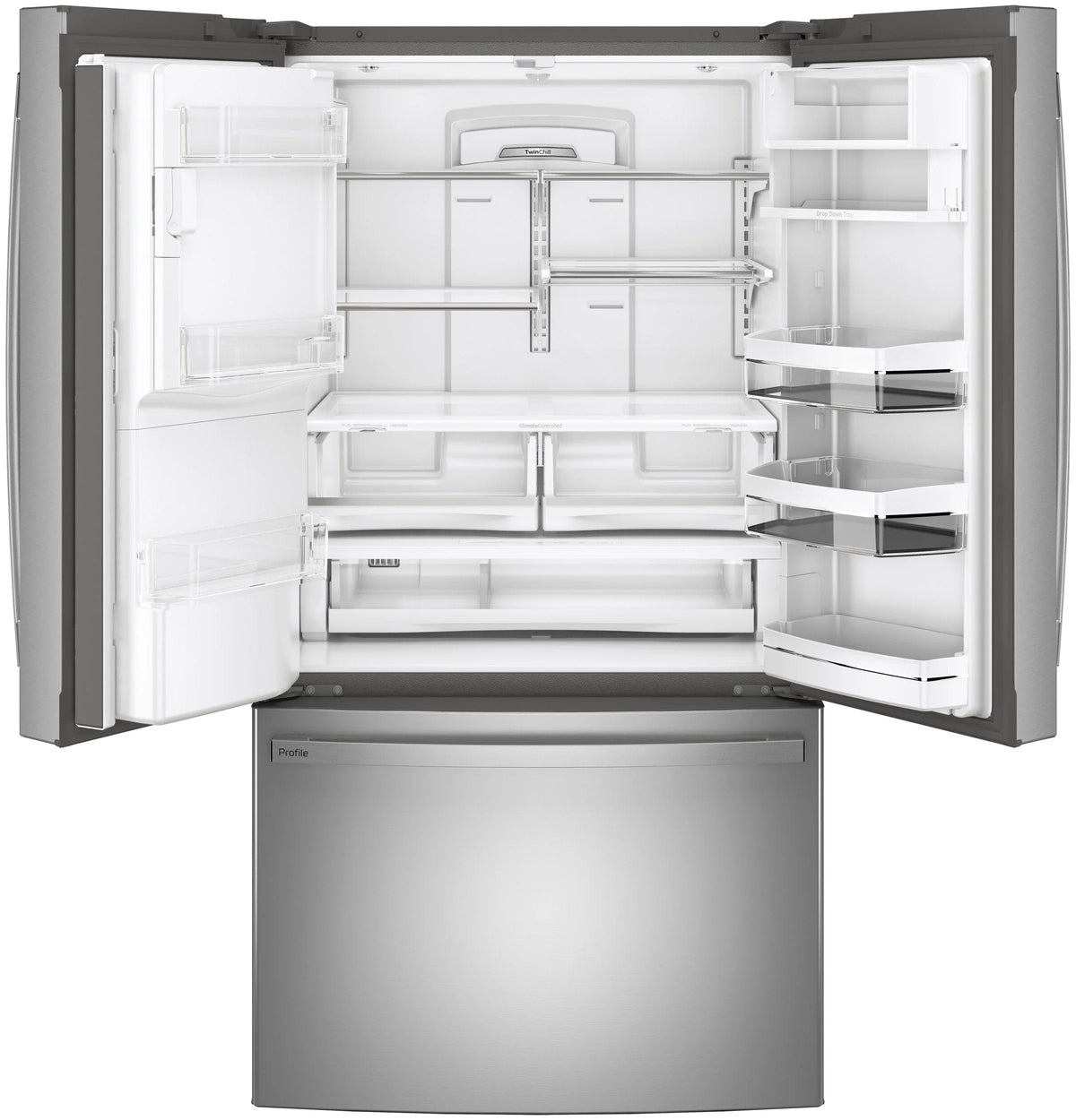 GE Profile™ Series ENERGY STAR® 27.7 Cu. Ft. Fingerprint Resistant French-Door Refrigerator with Hands-Free AutoFill - image 3