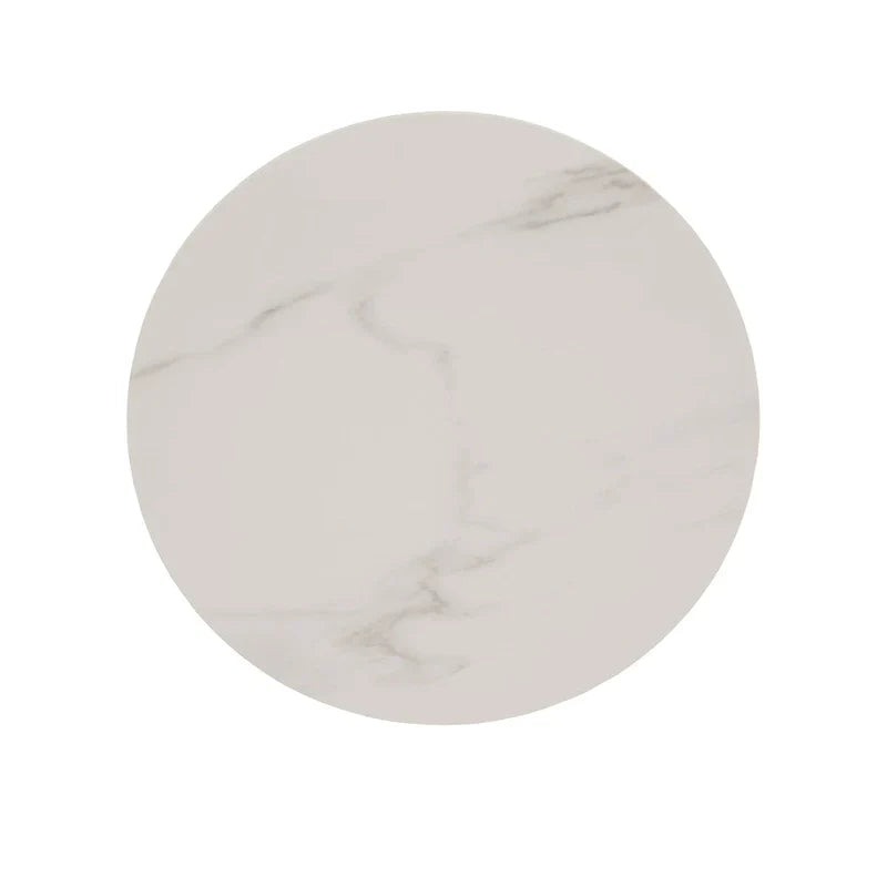 iNSPIRE Q Modern Jurmala Glossy Sintered Stone Tables with Grey Metal Base - image 17