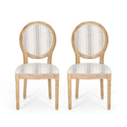 Set of 2 Phinnaeus French Country Fabric Dining Chairs by Christopher Knight Home - image 27