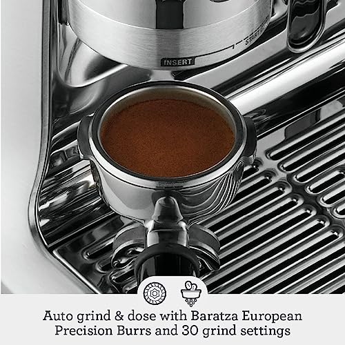 Breville the Barista Pro Espresso Machine with Grinder & Milk Frother, Espresso Maker with Seconds Heat Up, RM BES878BSS, Brushed Stainless Steel (Certified Remanufactured): Home & Kitchen - image 3