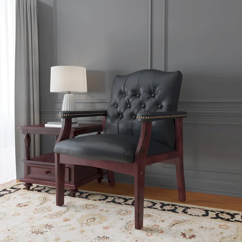 Classic Black Guest Chair by Boss - image 1