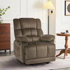 MCombo Heated Massage Electric Recliner Chair for Living Room - Fabric R6233 - image 2