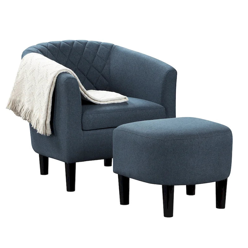 Convenience Concepts Roosevelt Accent Chair with Ottoman - Stylish Seating Solution - image 13