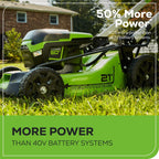 Greenworks 60V 21” Cordless (Self-Propelled) Lawn Mower , 2 x 4.0Ah Batteries and Dual Port Rapid Charger  sgtnighsdesigns - image 6
