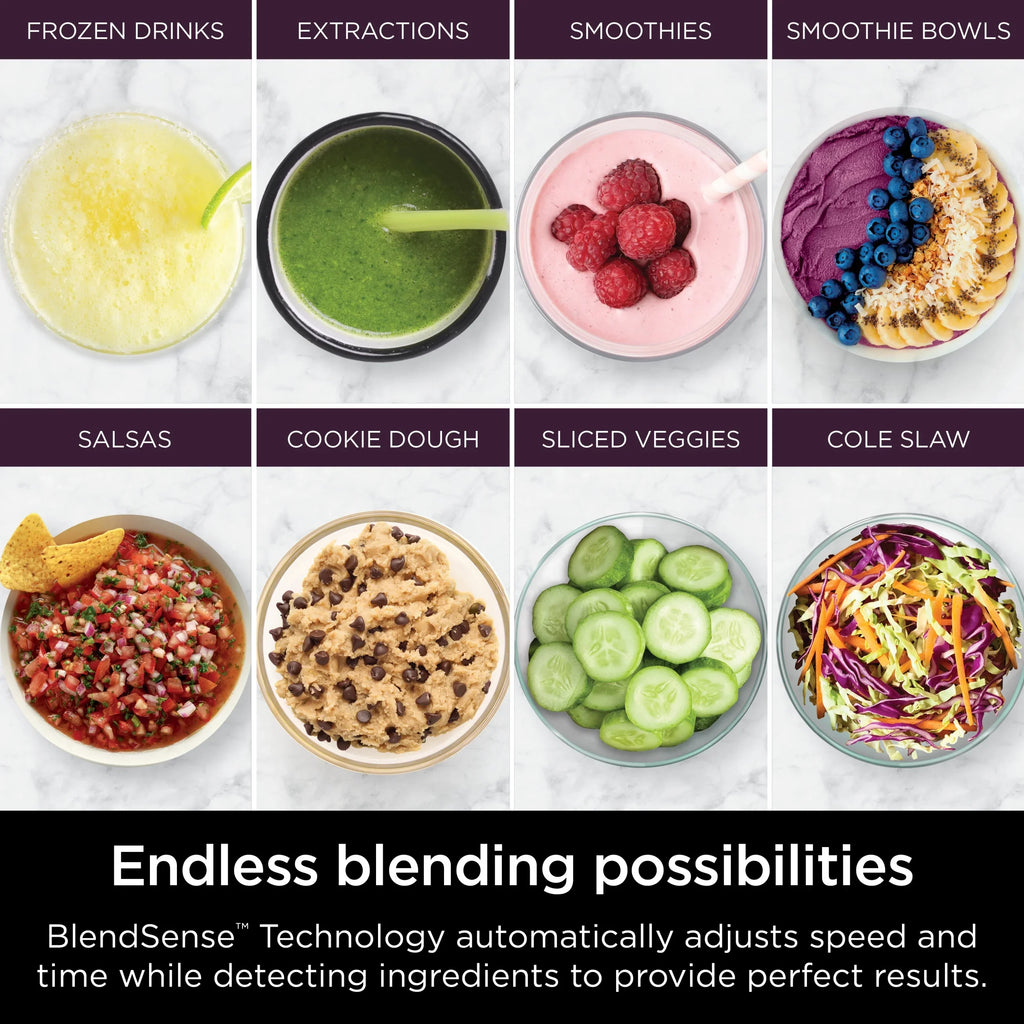Ninja Detect Kitchen System Power Blender + Processor with Blend Sense Technology, Silver, TB400 - image 19