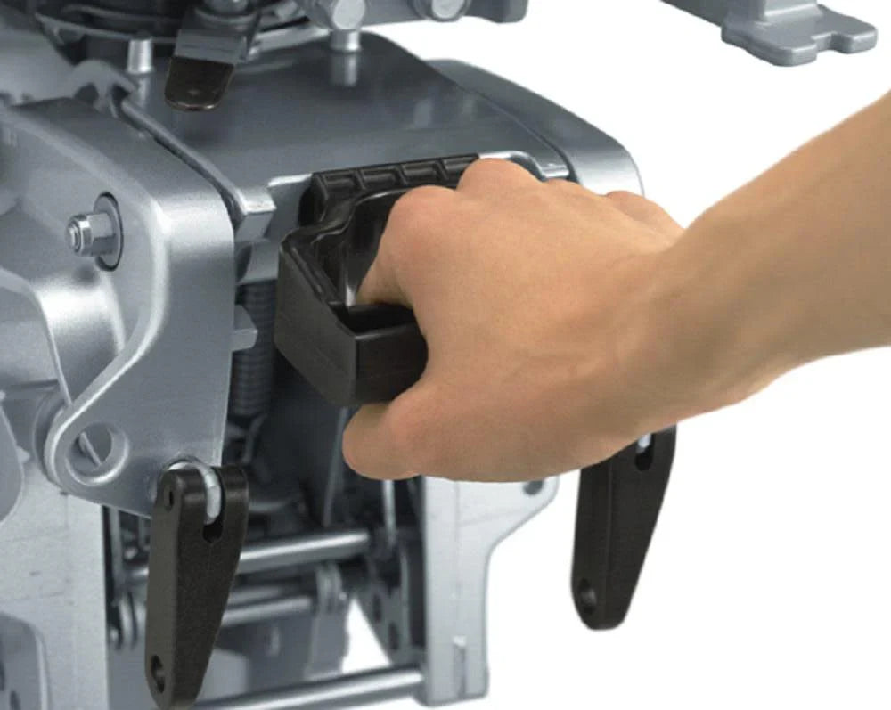 8 HP 4-Stroke Outboard Motor with Throttle Grip and Power Tilt - image 2