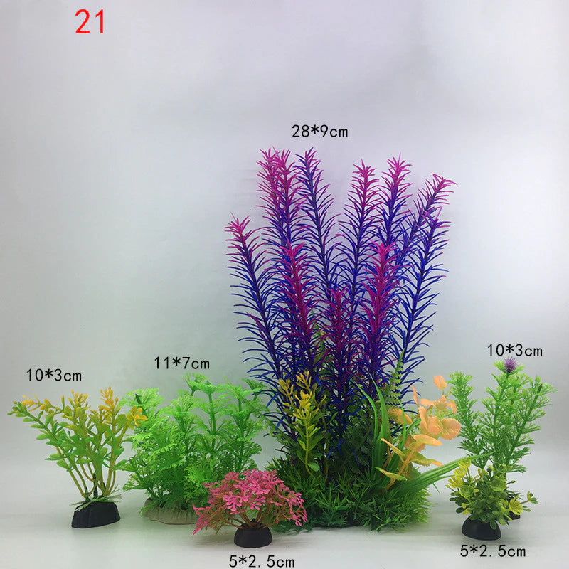 Fish Tank Decoration Simulation Water Plant Artificial Aquarium Landscaping Decor - image 11