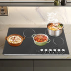 110V Modern Black Electric Cooktop Electric Stovetop 5 Burners Electric Cooktop for Homes, Restaurants - image 3
