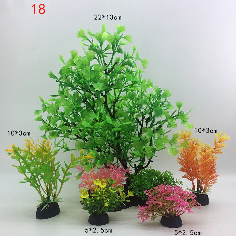 Fish Tank Decoration Simulation Water Plant Artificial Aquarium Landscaping Decor - image 8