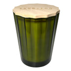Sand + Fog 57 oz. Scalloped Candle with Rubber Wood Lid - image 2