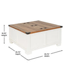 Contemporary Farmhouse Coffee Table Featuring Concealed Storage - image 7