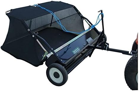 Yard Tuff 42 Inch Quick Assembly Tow Style Lawn Yard Sweeper with Brush Height Adjustment and Mesh Bag for Debris, Leaves, Grass, and More - image 2