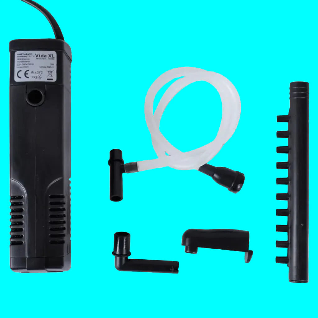 Aquarium Filter Pump with Activated Carbon – Submersible Fish Tank Water Filter - image 1