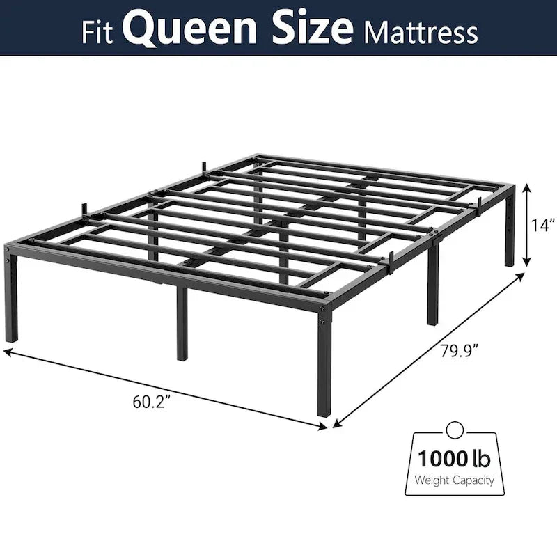 Sturdy Metal Platform Bed Frame - No Box Spring Required - image 37