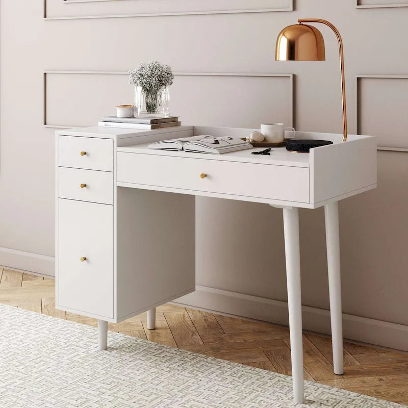 Nathan James Daisy Modern Farmhouse Desk with Storage and Brass Accents - image 11