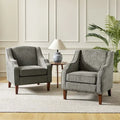 Set of 2 Lucretius Armchairs with Nailhead Trim by HULALA HOME - image 2
