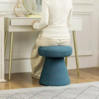 Adeco Large Soft Mushroom Ottoman - Versatile Foot Stool for Living Room and Bedroom - image 28