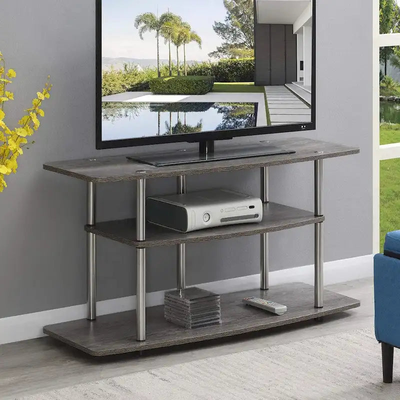 Convenience Concepts Designs2Go Tool-Free 3-Tier Wide TV Stand - image 2