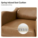 HULALA HOME Pete Adjustable Height Faux Leather Swivel Executive Chair with Tilt Mechanism - image 17