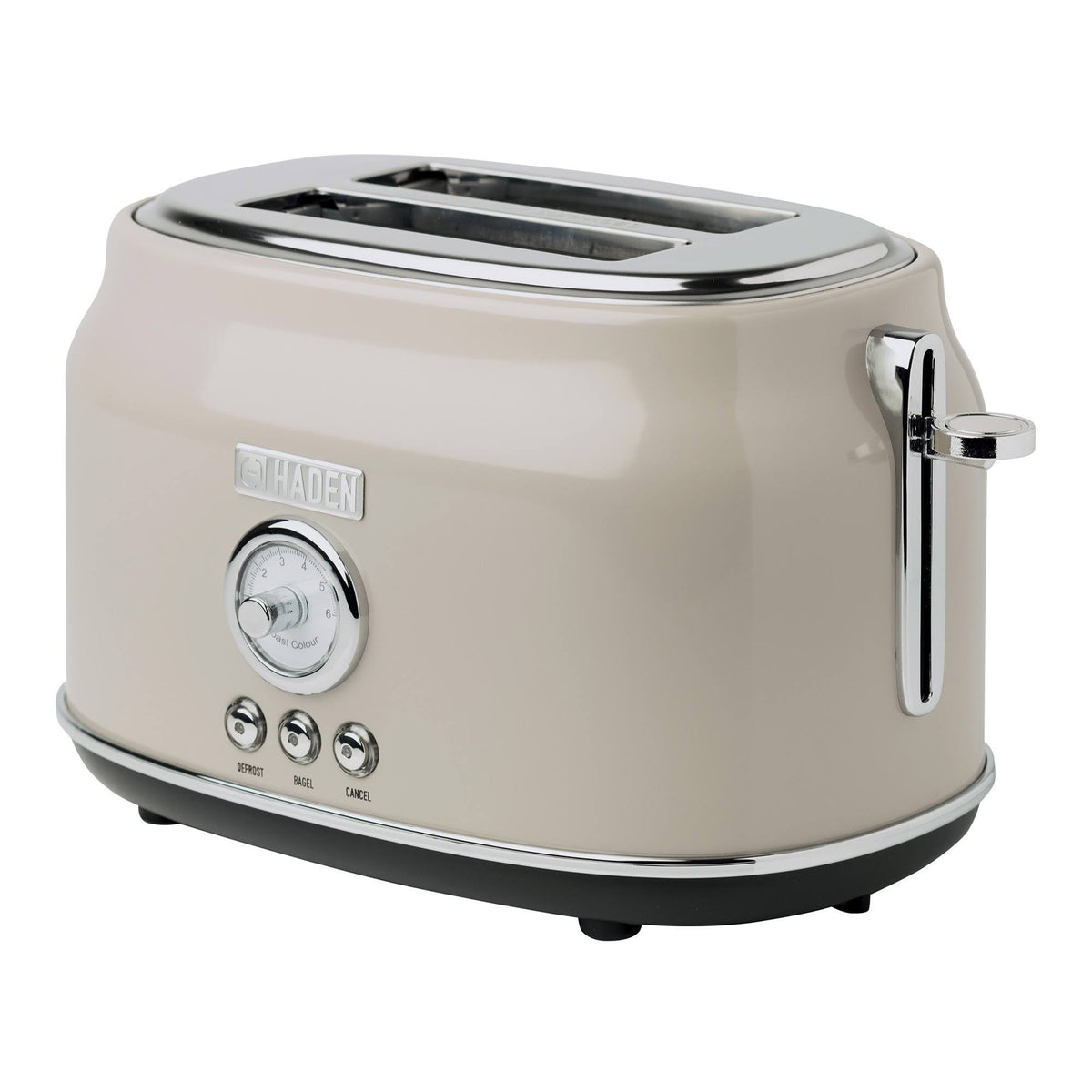 Haden Dorset 2 Slice, Wide Slot, Stainless Steel Toaster - Putty Beige - image 1