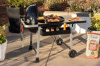Expert Grill Kettle Cart with Pizza Accessories and Warming Rack - image 35
