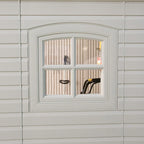 8 ft. W x 7 ft. 4 in. D Plastic Storage Shed - image 10