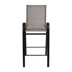 Set of 4 Outdoor Barstools with Flexible Comfort Material - Patio Seating - image 28