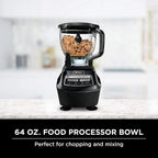 Ninja BL770 Mega Kitchen System, 1500W Blender & Processor, 72oz Pitcher, 64oz Bowl, 16oz To-Go Cups, Black - image 3