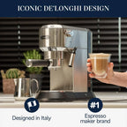 De'Longhi Dedica Espresso Machine with Manual Milk Frother - image 7